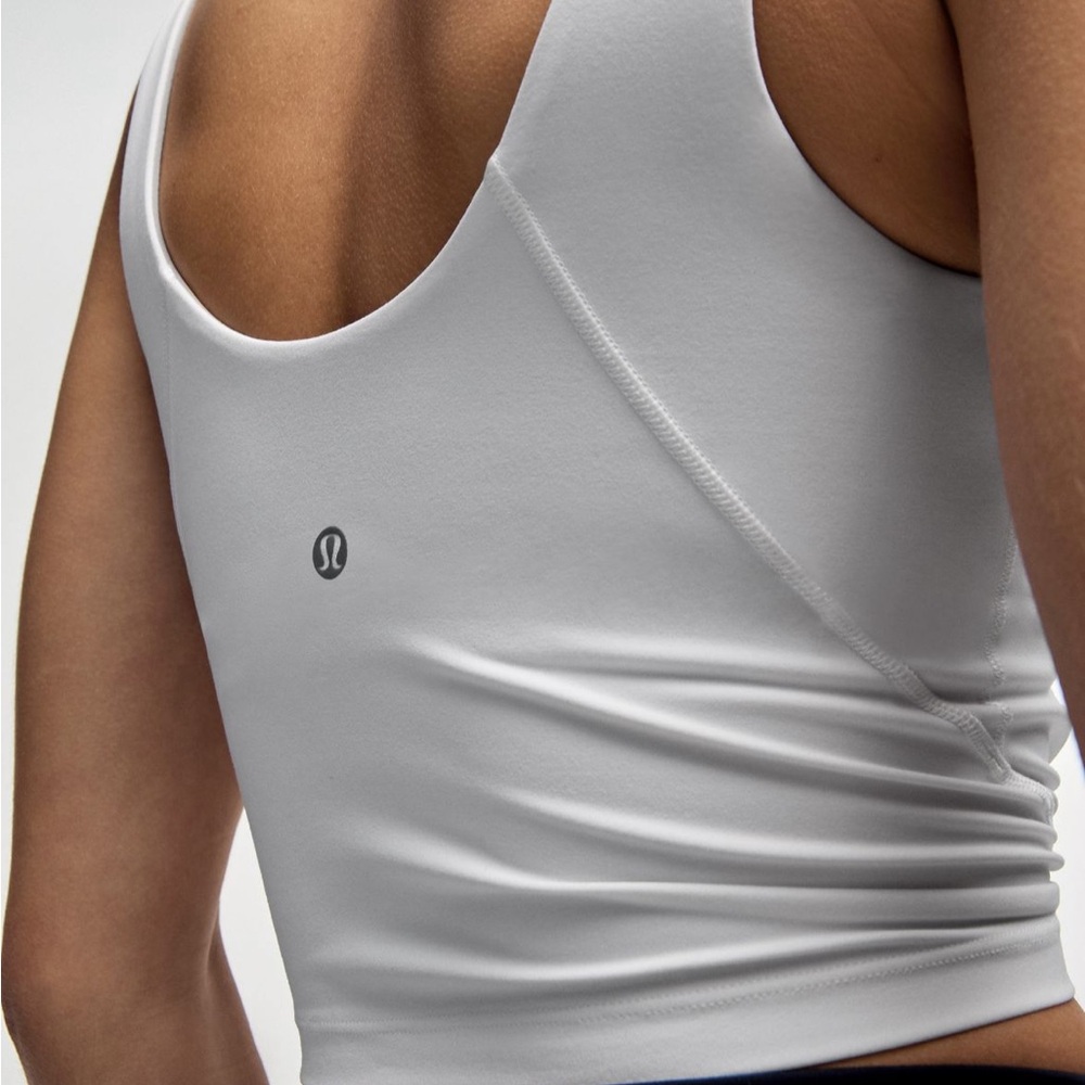White lululemon align tank top